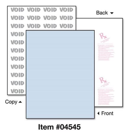 Paris Business Products Paris Business Products 04545 8.5 x 11 DocuGard Security Paper - Blue; 24lbs 4545